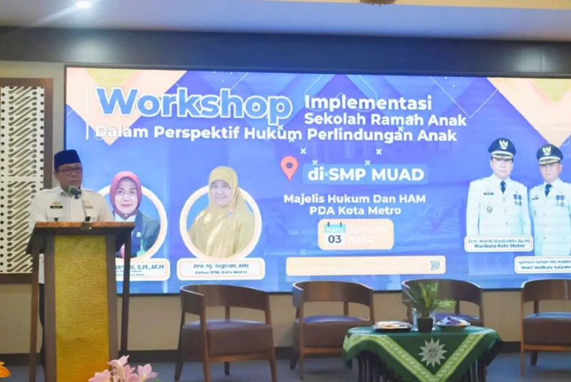 Wahdi Buka Workshop Implementasi Sekolah Ramah dan Perlindungan Anak Dalam Perspektif Hukum Positif