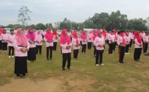 Persatuan Wredatama Republik Indonesia Gelar Silaturahmi Adakan Senam Bersama