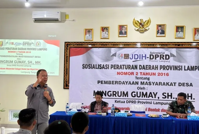 Ketua DPRD Lampung Terima Organisasi Kepemudaan Kecamatan Kalirejo