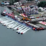 Andal Tanpa Kedip, F1 Powerboat 2024 Danau Toba Sukses Pakai Listrik Hijau PLN