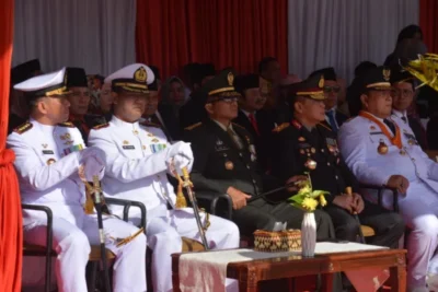 Danrem 043/Gatam Hadiri Upacara Hari Jadi Ke-60 Provinsi Lampung