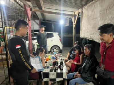 Jajaran Sat Res Narkoba Polres Mesuji Laksanakan Razia Tempat Hiburan Malam Menjelang Bulan Suci Ramadhan