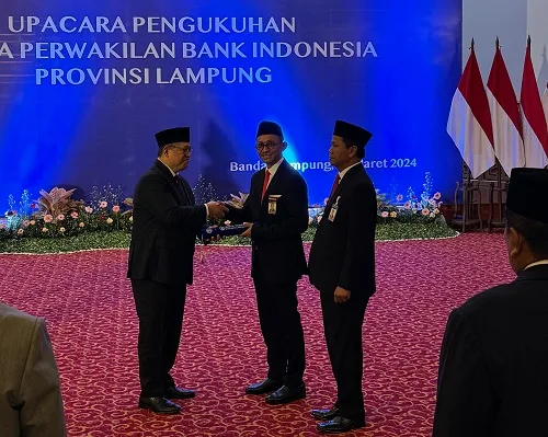 Junanto Herdiawan Dikukuhkan sebagai Kepala BI Provinsi Lampung, Gubernur Arinal Ajak Lanjutkan Sinergi dan Kolaborasi