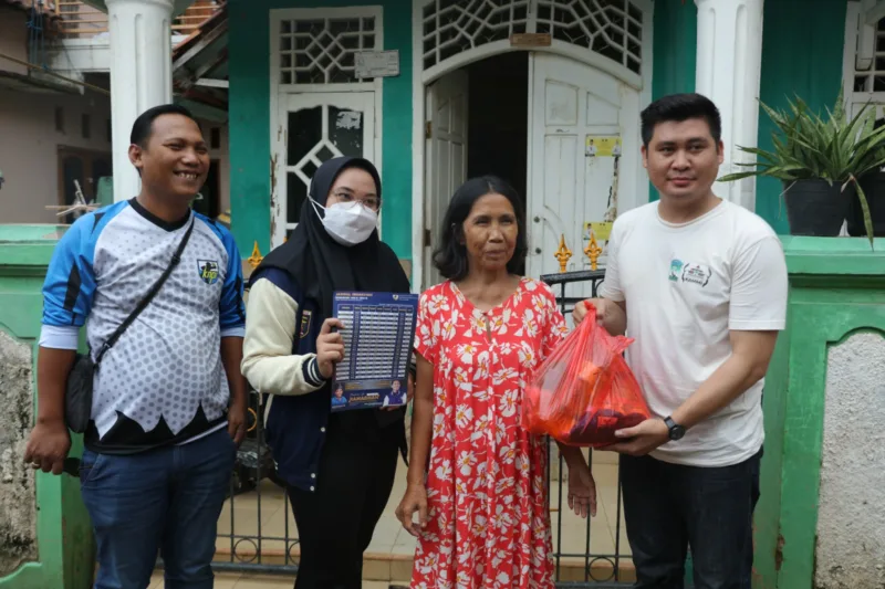 KNPI dan KAMMI Lampung Sasar Warga Terdampak Banjir serta Kurang Mampu di Rajabasa