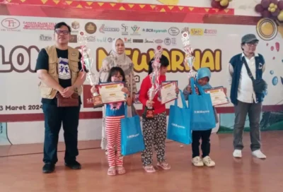 Komnas PA Bandar Lampung Apresiasi Tumpeng Sedop Gelar Lomba Mewarnai