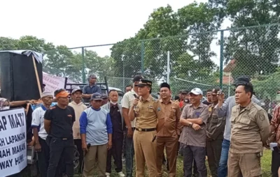 Lahan 4.093 Ha Hendak di Pagar Perusahaan, Ratusan Warga Way Huwi Lakukan Pencegahan