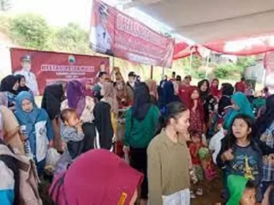 Pasar Murah di Merbau Mataram, Masyarakat Serbu Persediaan Bahan Pokok