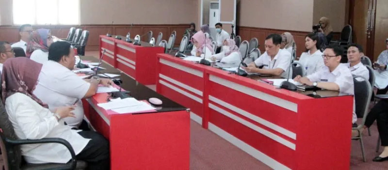 Pemkab Lampung Selatan dan PT Bank Lampung KC Kalianda Gelar Rapat Perjanjian Kerja Sama