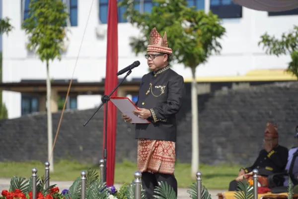 Pj Bupati Mesuji Sulpakar Jadi Inspektur Upacara Hari Jadi Ke-60 Provinsi Lampung, HUT Satpol PP Ke-74 dan HUT Ke-62 Satlinmas Tahun 2024
