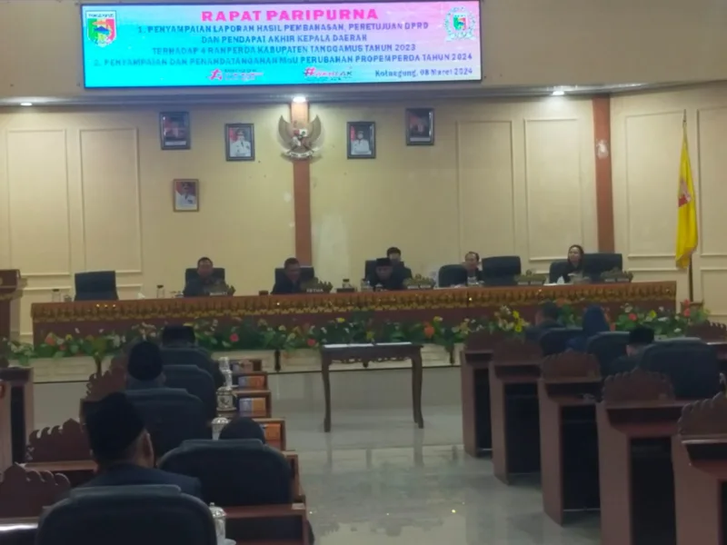 Rapat Paripurna DPRD Kabupaten Tanggamus Tahun 2024