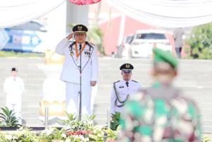 Upacara HUT ke- 60 Provinsi Lampung, Gubernur Arinal Ajak Seluruh Elemen Masyarakat Ukir Prestasi Menuju Lampung Berjaya