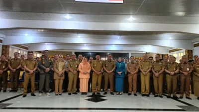 Pemerintah Kabupaten Lampung Utara Menyambut Kedatangan Penjabat Bupati Aswarodi