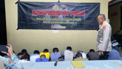 Perang Sarung di Sukaraja, 13 Remaja Diamankan Polsek TBS