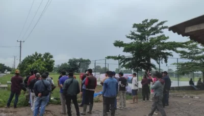 Bawa Massa, PT. BTS (Grup BW) 'Ngotot' akan Pagar Lapangan Way Huwi