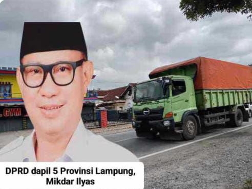 Mikdar Ilyas Meminta APH Memberikan Sanksi ke Pengendara Odol di Lampung Utara