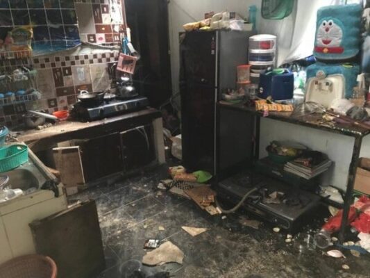 Gas 12 Kg Milik Warga di Puncak Meledak, Dapur Hancur, 3 Orang Luka Bakar