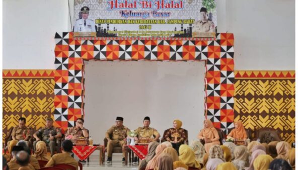 Hadiri Halal Bihalal, Pj. Bupati Nukman: Ini bentuk apresiasi dan penghargaan kita kepada para tenaga pendidik