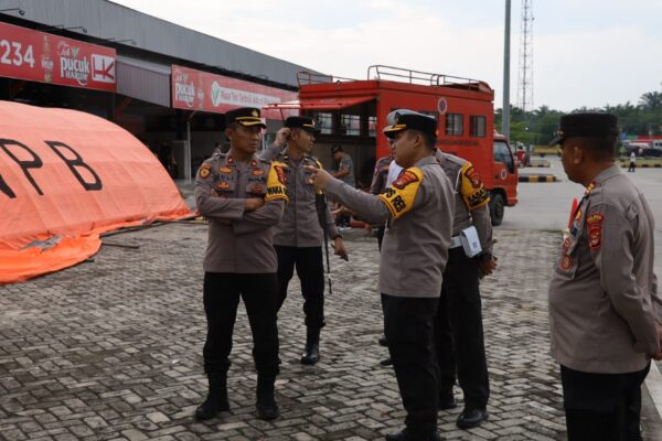 Kapolres Mesuji Cek Kesiapan Jalur Mudik dan Pos Pelayanan Lebaran 2024