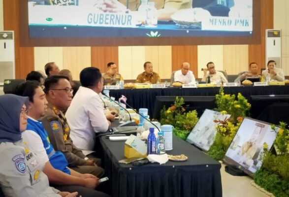 Gubernur Arinal Dampingi Menko PMK dan Menhub Pada Rakor Penanganan Arus Balik Idul Fitri 1445 H