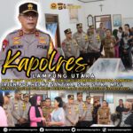 Kapolres Lampura Dampingi Kapolda Lampung Melayat ke Rumah Duka Nakes Meninggal Saat Operasi Ketupat Krakatau 2024