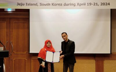 Dosen FMIPA Raih Penghargaan “Best Oral Presentation” dalam Konferensi Internasional di Korea Selatan