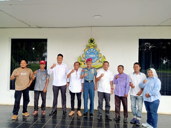 DPC Laskar Lampura Audiensi Bersama Kepala Permukima TNI Angkatan Laut