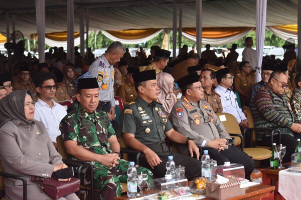 Kasrem 043/Gatam Hadiri Halal Bihalal Bersama Gubernur Lampung