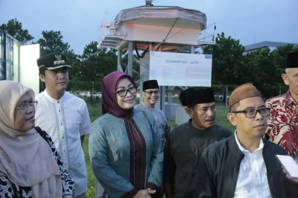 Pemantauan Hilal 1 Syawal 1445 Hijriah di Lampung Selatan Tertutup Awan