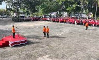 Pemkab Lampung Selatan Gelar Upacara Peringatan Hari Kesiapsiagaan Bencana dan Hari Otonomi Daerah 2024