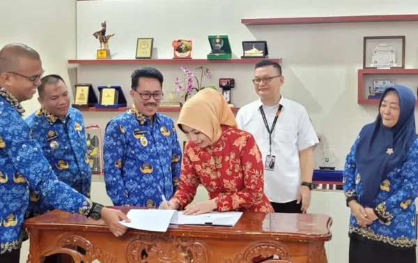 Pemkab Lampung Selatan Perpanjang Kerja Sama dengan Bank Lampung dan BPJS Ketenagakerjaan