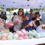 Polres Pesawaran Gelar Pasar Murah dan Cek Pasokan LPG Jelang Lebaran