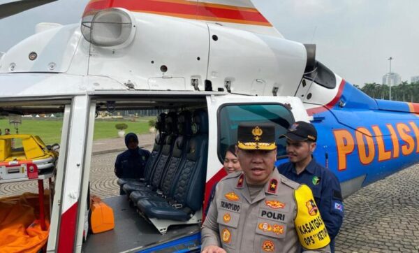 Polri Siapkan 2 Helikopter Ambulans pada Masa Mudik-Balik Lebaran 2024