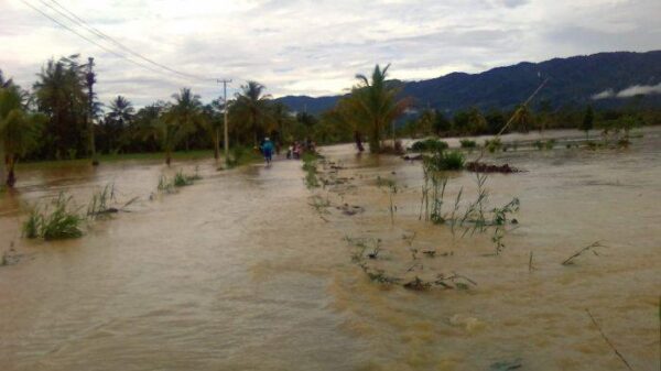 Sungai Way Melebuy Meluap, 2 Desa di Lampung Barat Terendam Banjir