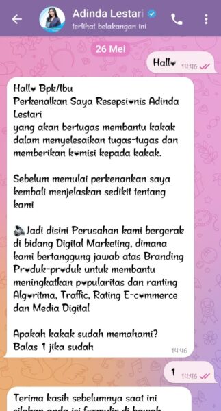 Waspada! Penipuan Gaya Baru Via Telepon Mengimingkan Dapat Cuan Hanya Like Video, Ini Kisah Korbannya
