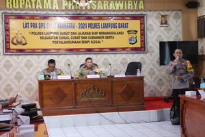 Polres Lambar Gelar Operasi Sikat Krakatau 2024, Ini Targetnya