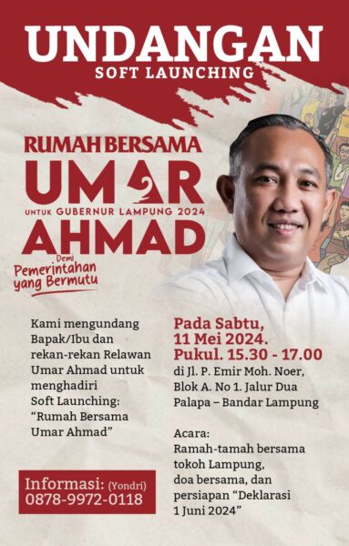 H. Umar Ahmad Gelar Soft Launching Rumah Bersama