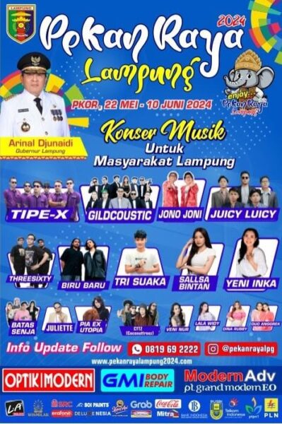 Persiapan Pekan Raya Lampung Sudah 80%