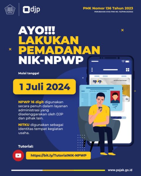 Lakukan Pemadanan NIK-NPWP