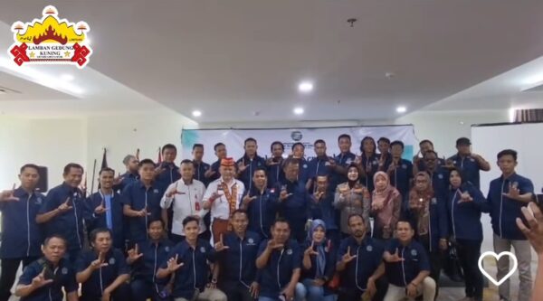 Ketua KOPI bersama Pengurus lainnya Hadiri Pelantikan DPW IWO Provinsi Lampung