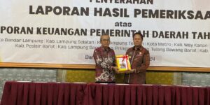 Selamat, Di Bawah Kepemimpinan Pj Bupati Nukman Pemkab Lambar Kembali Raih WTP Ke 14 Kali.