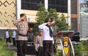 Walikota Bandar Lampung Pimpin Apel Gelar Pasukan Operasi Krakatau 2024