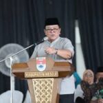 Gubernur Arinal dan Riana Hadiri Pengajian Akbar Pemprov Lampung di GSG Taman Kehati, Mesuji