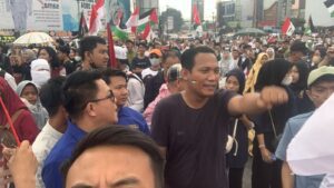 KNPI Lampung Ikut serta Aksi Damai Bela Palestina