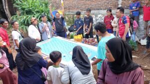 Puluhan Warga Ikuti Fun Games Tim Milenial Iqbal Ardiansyah