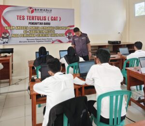 Bawaslu Mesuji Lakukan Tes Tertulis Terhadap Calon Panwaslu
