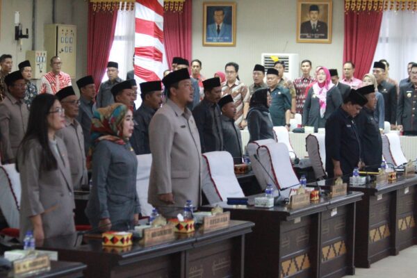 DPRD Lampung Selatan Menggelar Rapat Paripurna Tentang Pertanggungjawaban Pelaksanaan APBD Kabupaten Lamsel TA 2023
