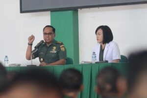 Cegah Penyalahgunaan Narkoba, Prajurit dan PNS Korem 043/Gatam Ikuti Penyuluhan P4GN