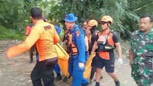 Polres Tanggamus dan Tim SAR Gabungan Evakuasi Korban Serangan Buaya Way Semaka