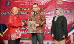Imigrasi Kelas III Non TPI Kalianda Gelar Pisah Sambut Kepala Kantor