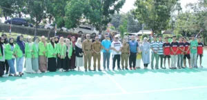 Kadispora Lampung Selatan Buka Lomba Futsal STAI Yasba Kalianda